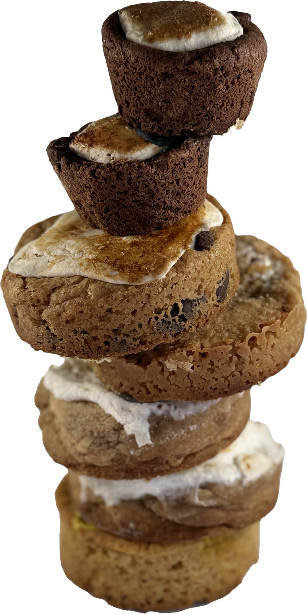 Stack of Marshmallow Covered Cookies