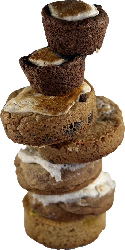 Stack of Marshmallow Covered Cookies