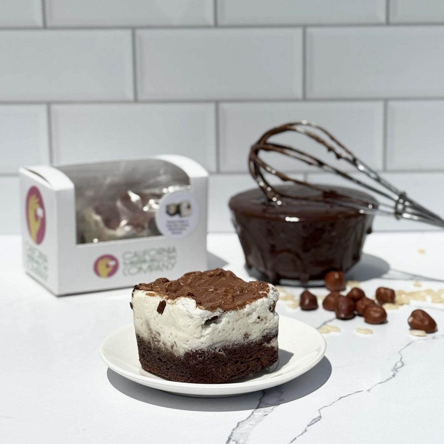 CHOCOLATE HAZELNUT CRISP RICE BROWNIE BAR image 0