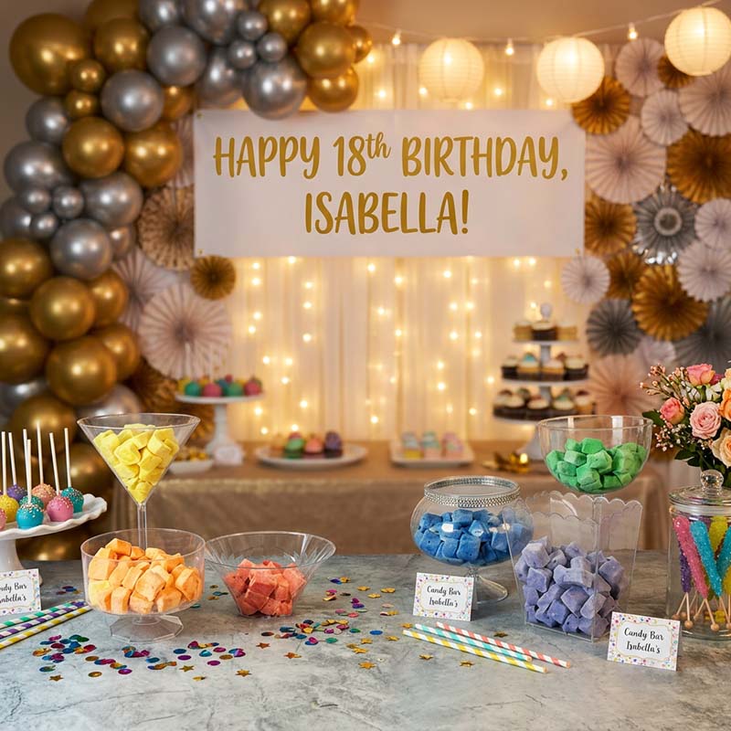Marshmallow Birthday Party