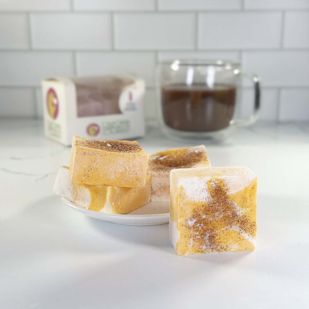 Pumpkin Spice Eggnog Marshmallows